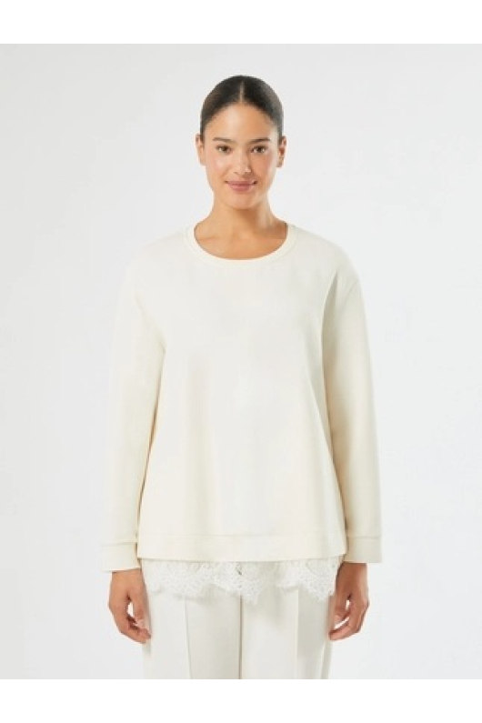 BLUZA ALBA CU DANTELA