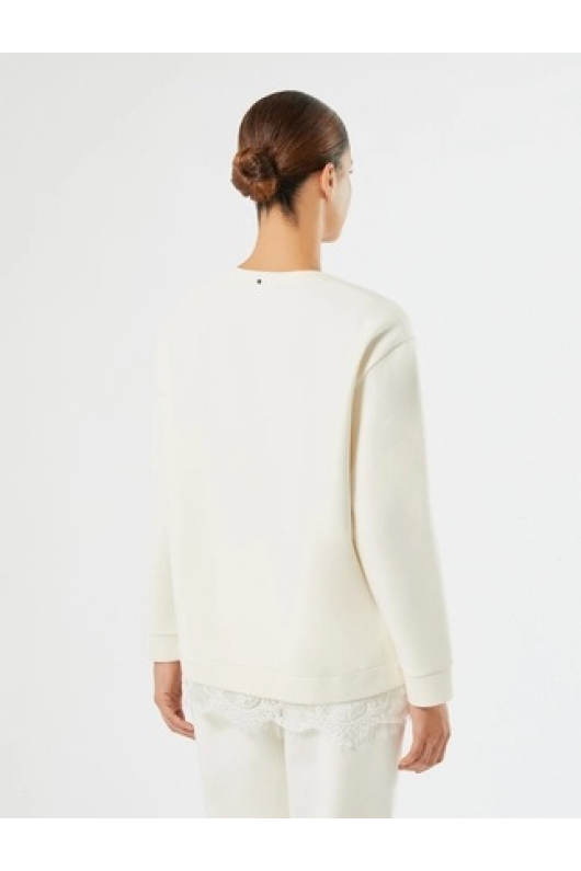 BLUZA ALBA CU DANTELA