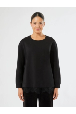 BLUZA NEAGRA CU DANTELA