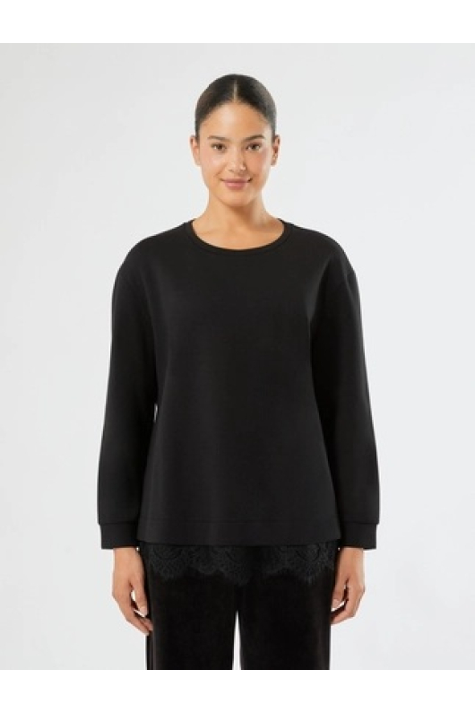 BLUZA NEAGRA CU DANTELA