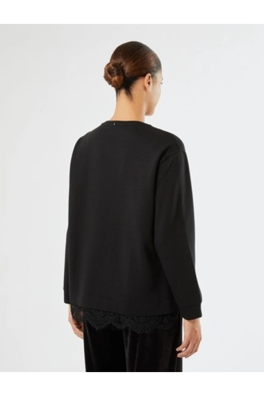 BLUZA NEAGRA CU DANTELA
