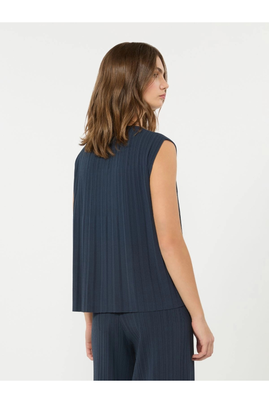 BLUZA ALBASTRA FARA MANECI