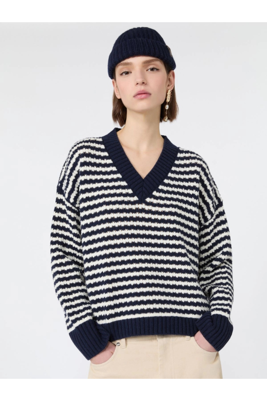 PULOVER NAVY CU DUNGI