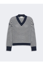 PULOVER NAVY CU DUNGI