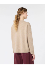 PULOVER BEJ CU PRINT