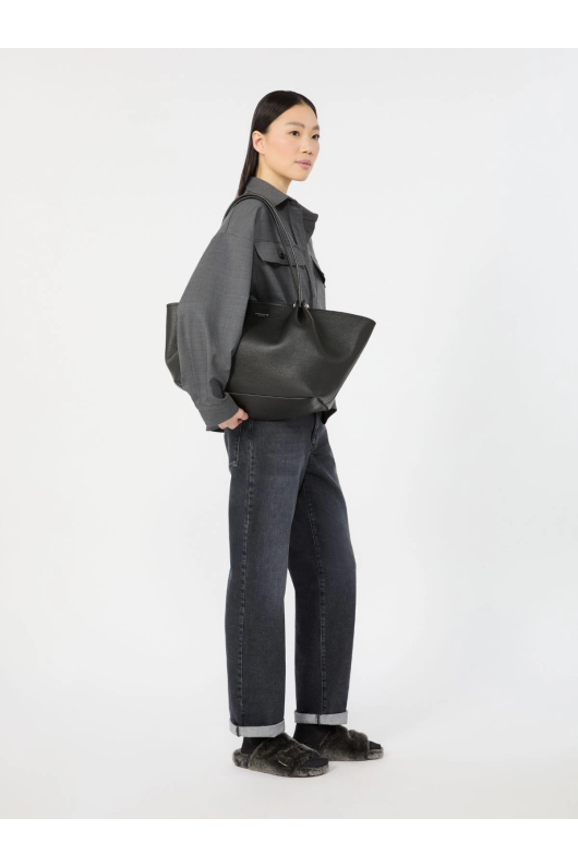 GEANTA MARE, NEAGRA DIN PIELE